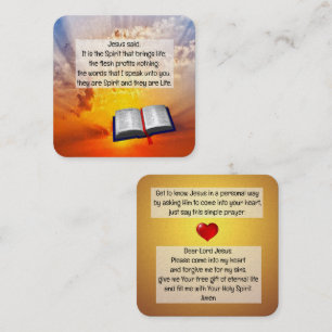 Gospel Tract Card