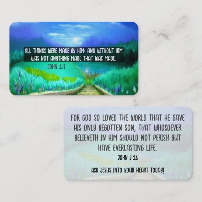 Gospel Tract Card (Front/Back)