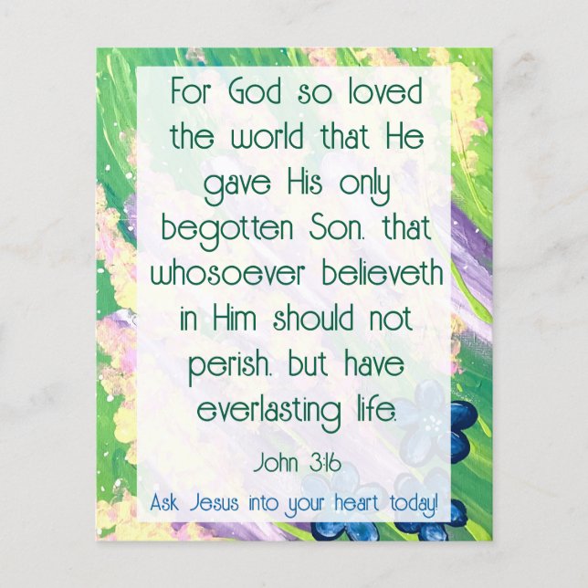 Gospel Tract  Flyer (Front)