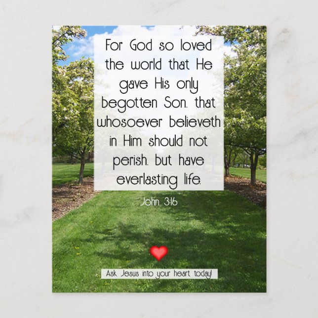 Gospel Tract  Flyer (Front)