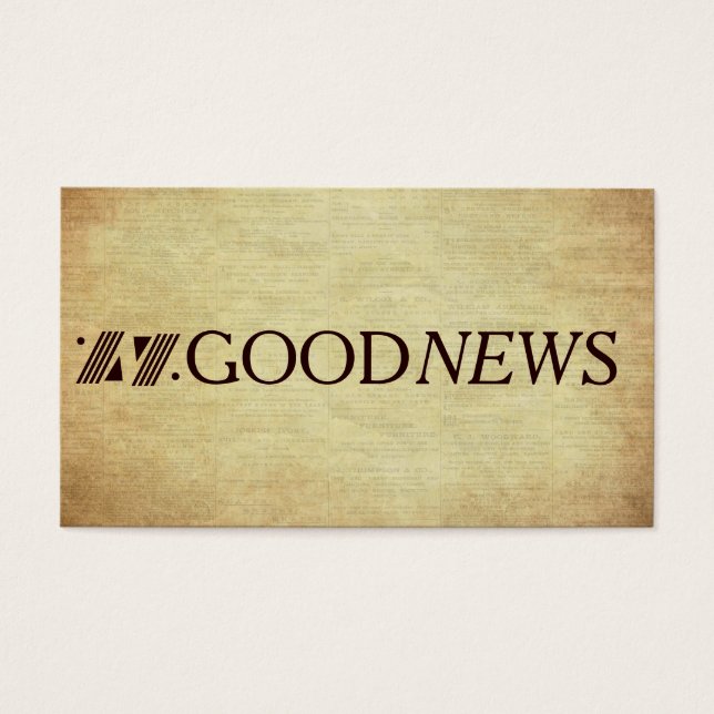 Gospel Tract Plan of Salvation Good News (Front)