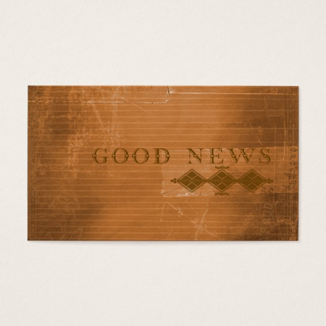 Gospel Tract Plan of Salvation Urban Contemporary (Front)