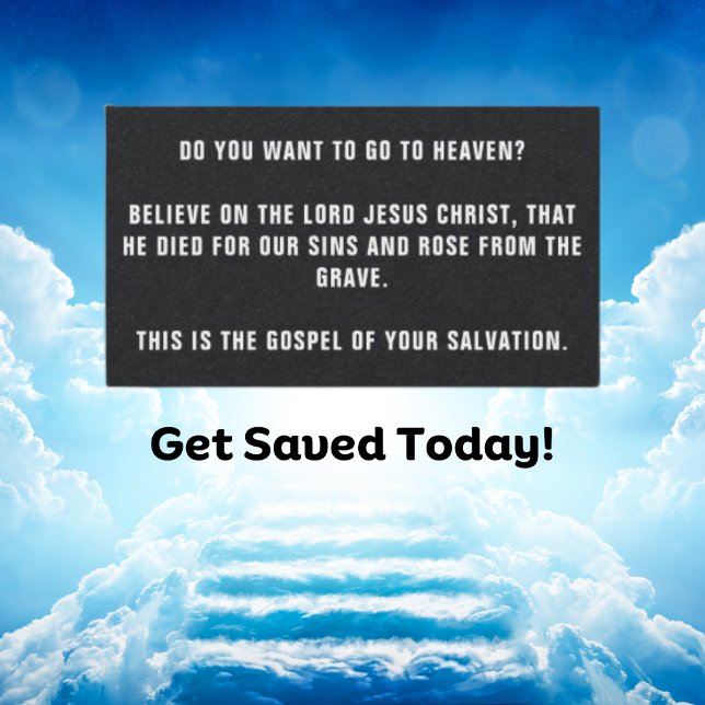 GOSPEL TRACTS BUSINESS CARD (Creator Uploaded)