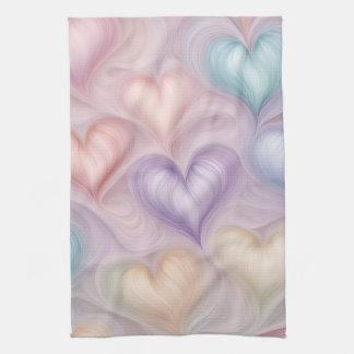 Gossamer Hearts Tea Towel