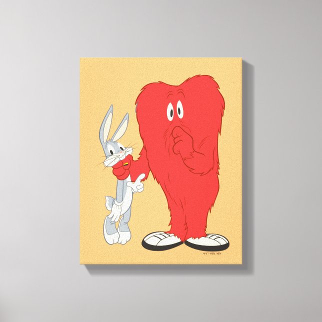 Gossamer Holding BUGS BUNNY™ Canvas Print (Front)