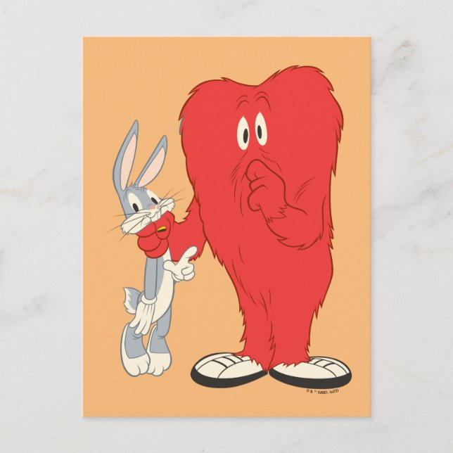 Gossamer Holding BUGS BUNNY™ Postcard (Front)