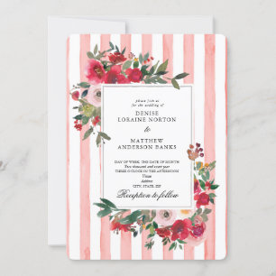 Gossamer Pink Wedding Invitation