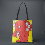 Gossamer Reading - Full Colour Tote Bag<br><div class="desc">Gossamer in curlers reading</div>