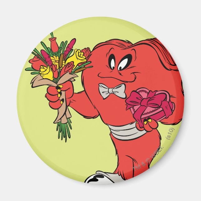Gossamer with roses magnet (Front)