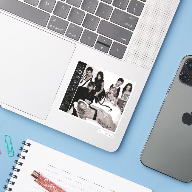Gossip Girl Black and White Group Graphic (Laptop w/ iPhone)