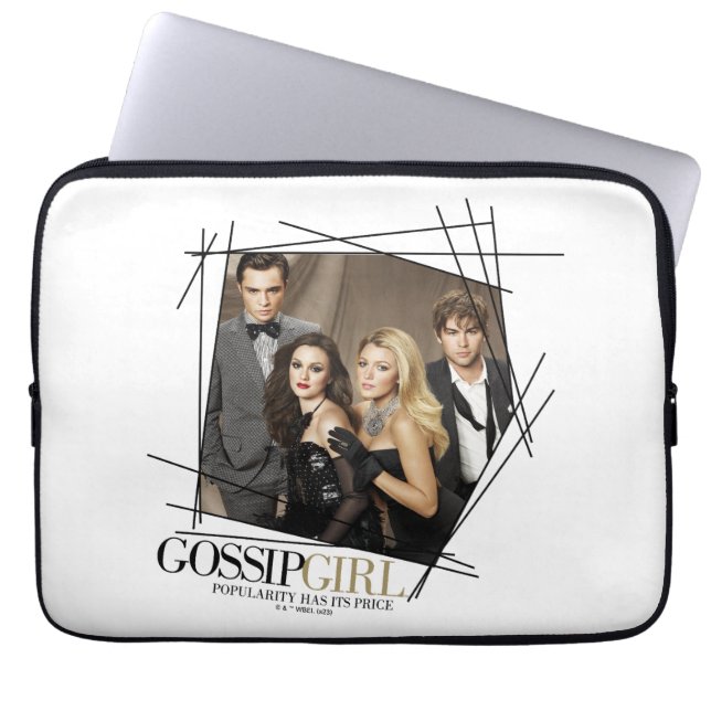Gossip Girl Glamour Group Graphic Laptop Sleeve (Front)