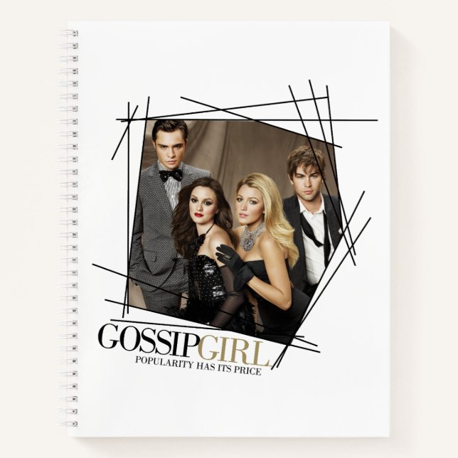 Gossip Girl Glamour Group Graphic Notebook (Front)