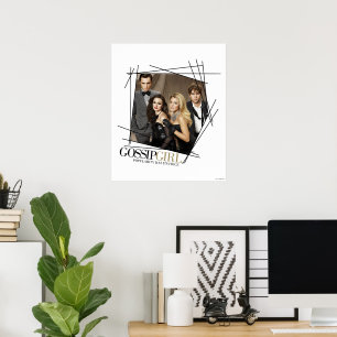 Gossip Girl Glamour Group Graphic Poster
