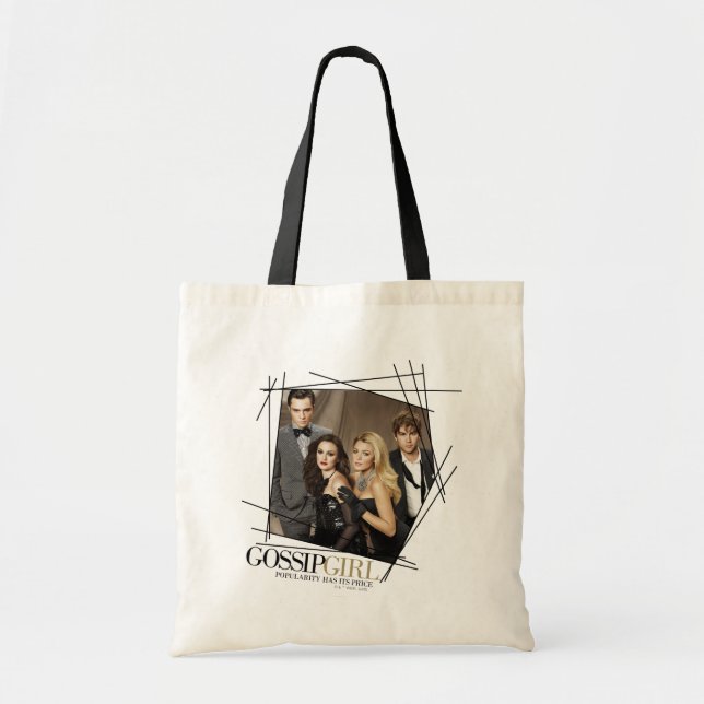 Gossip Girl Glamour Group Graphic Tote Bag (Front)