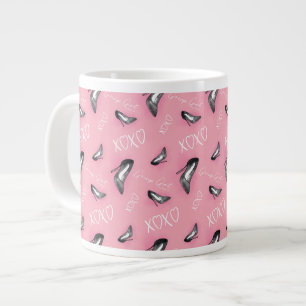 Gossip Girl High Heels Pattern Large Coffee Mug