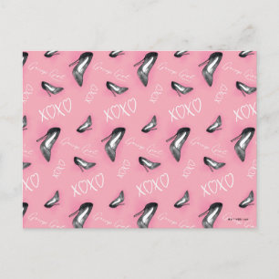 Gossip Girl High Heels Pattern Postcard