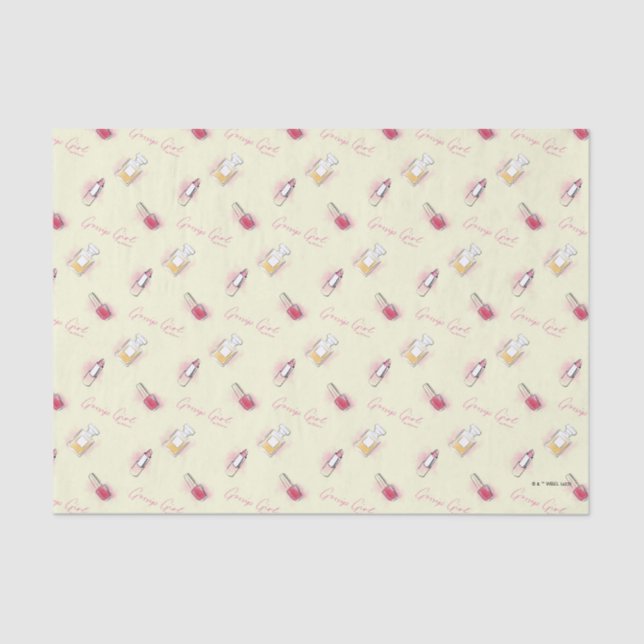 Gossip Girl Lipstick & Perfume Pattern Tissue Paper (Front)