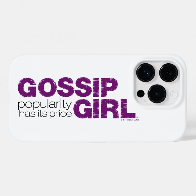 Gossip Girl - Popularity Has Its Price Case-Mate iPhone Case (Back (Horizontal))