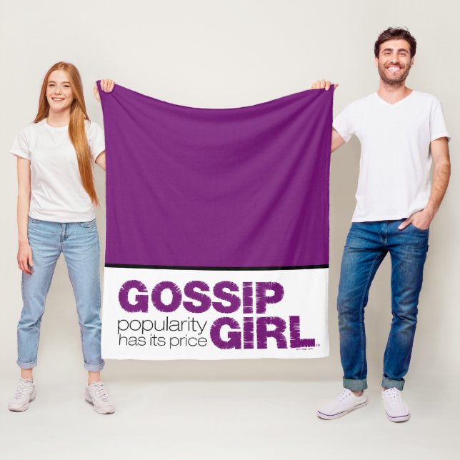 Gossip Girl - Popularity Has Its Price Fleece Blanket (In Situ)