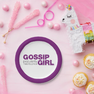 Gossip Girl - Popularity Has Its Price Paper Plate
