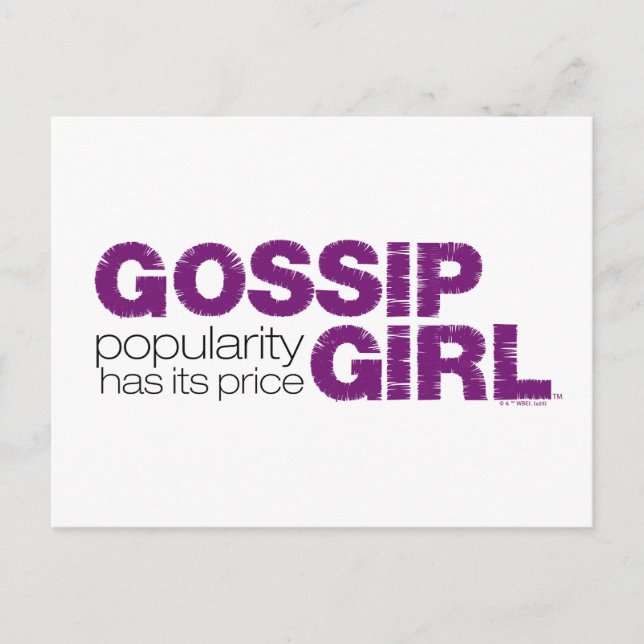 Gossip Girl - Popularity Has Its Price Postcard (Front)