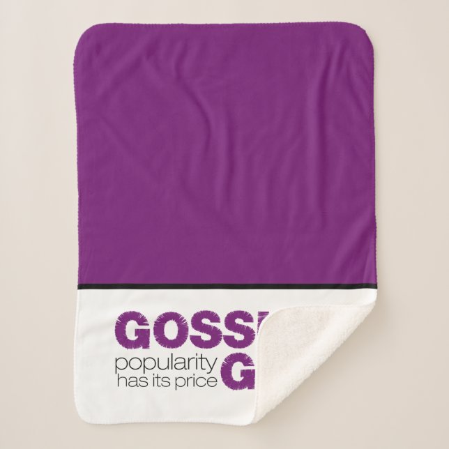 Gossip Girl - Popularity Has Its Price Sherpa Blanket (Front)