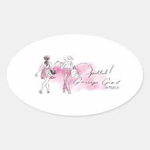 Gossip Girl - Spotted! Oval Sticker