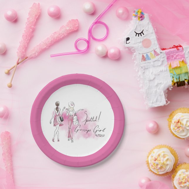 Gossip Girl - Spotted! Paper Plate (Party)