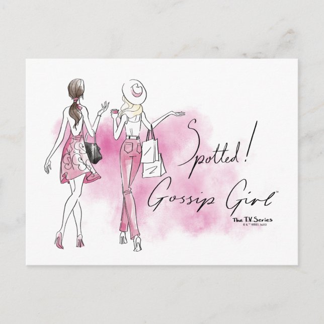 Gossip Girl - Spotted! Postcard (Front)