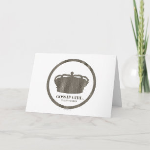 Gossip Girl TV Series Crown Icon Card