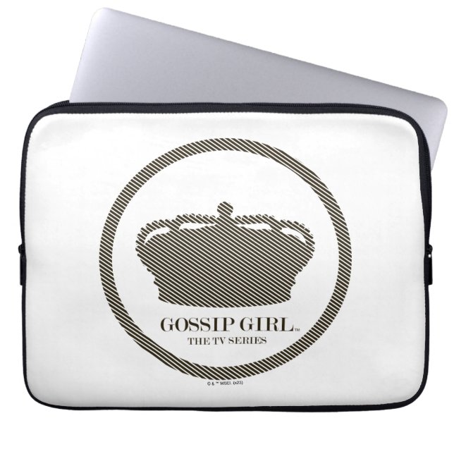Gossip Girl TV Series Crown Icon Laptop Sleeve (Front)