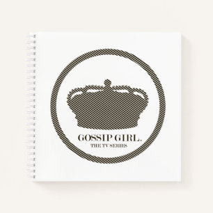 Gossip Girl TV Series Crown Icon Notebook