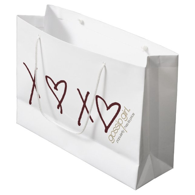 Gossip Girl X♥X♥ Icon Large Gift Bag (Front Angled)