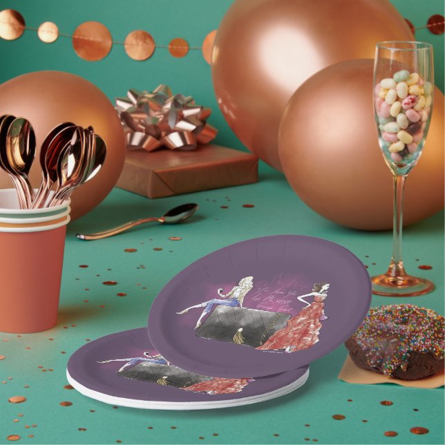 Gossip Girl - You Know You Love Me Paper Plate (Multi)