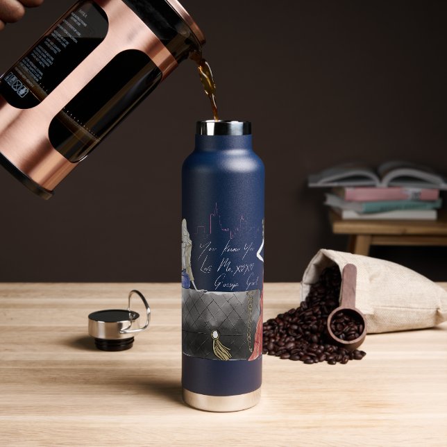 Gossip Girl - You Know You Love Me Water Bottle (Coffee)