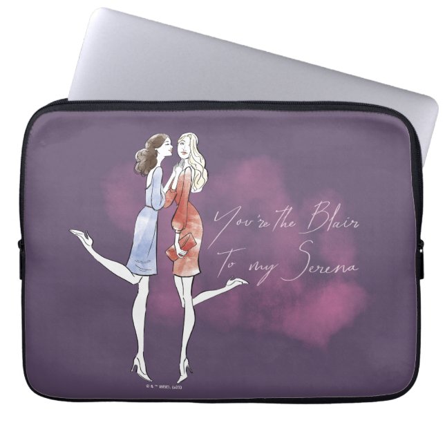 Gossip Girl - You're the Blair to my Serena Laptop Sleeve (Front)