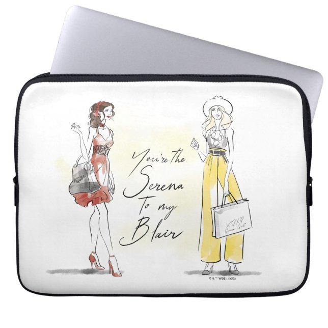 Gossip Girl - You're the Serena to my Blair Laptop Sleeve (Front)