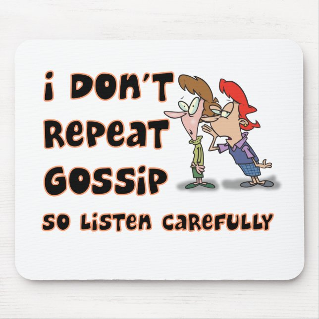 Gossip Mouse Mat (Front)
