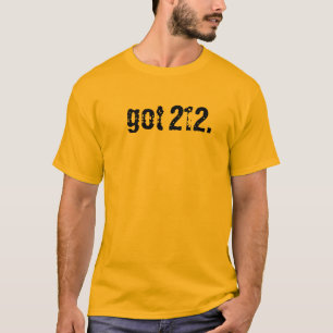 got 212. t-shirt
