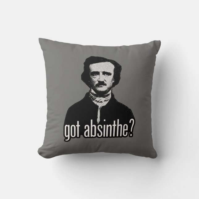got absinthe? throw pillow (Front)