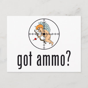 got ammo? (Anti-Valentine's Day) Holiday Postcard