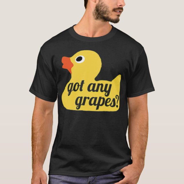Got Any Grapes Duck Song Lemonade Gift Tee animal  (Front)