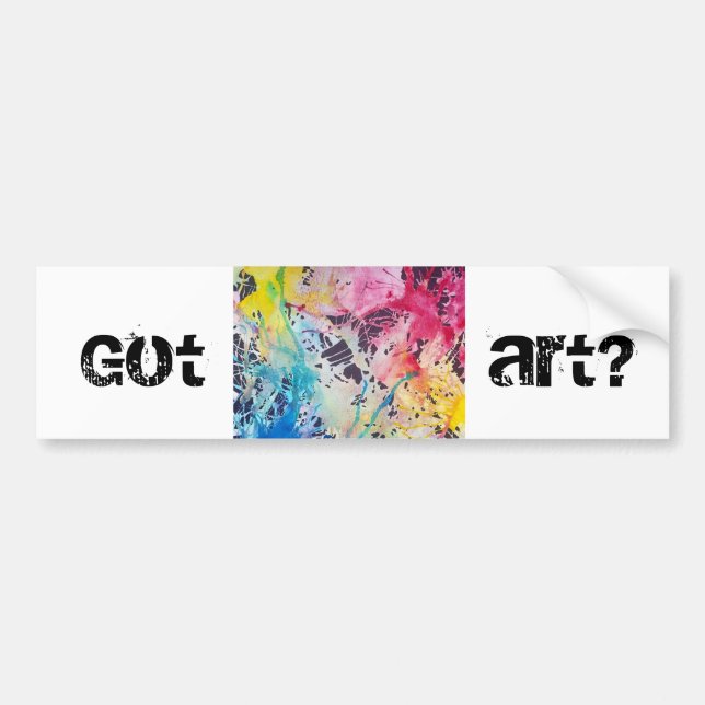 Got Art? Bumper Sticker (Front)