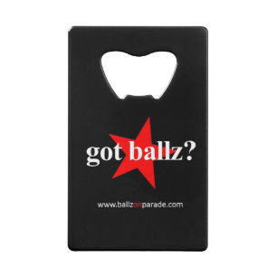 Got Ballz? Wallet Bottle Opener