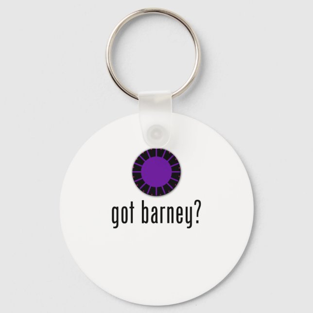 got barney? key ring (Front)