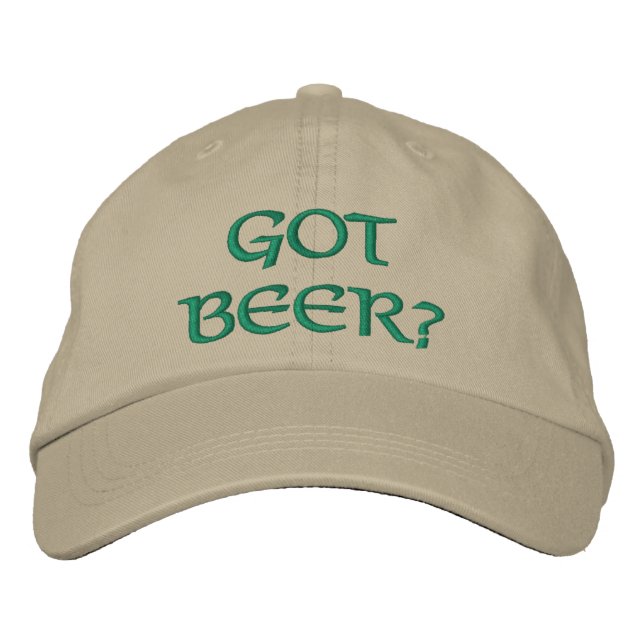 Got Beer? Embroidered St. Pats Cap (Front)