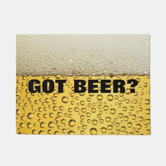 Got Beer Funny Novelty Beer Doormat