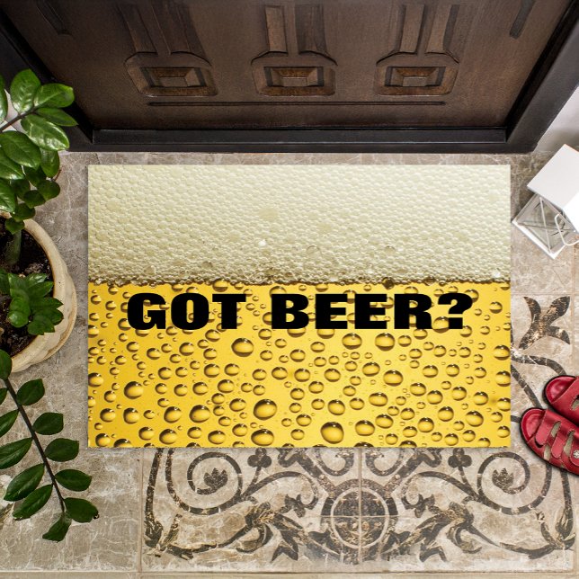 Got Beer Man Cave Decor Doormat ( It's 5 o'clock somewhere with this extremely funny doormat with an urgent request.)