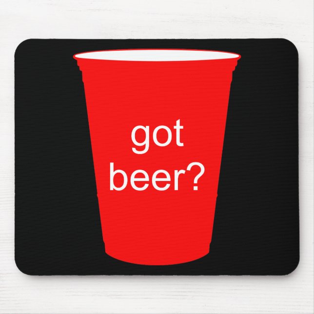got beer? mouse mat (Front)