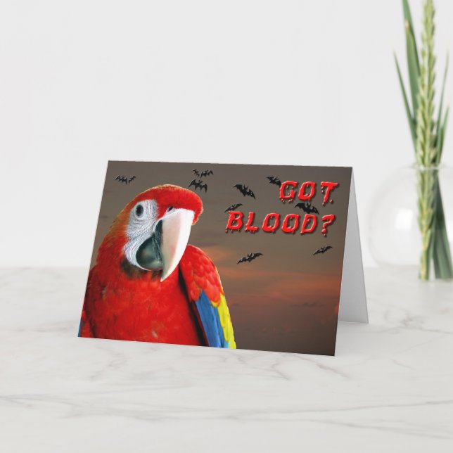 Got Blood? Card (Front)